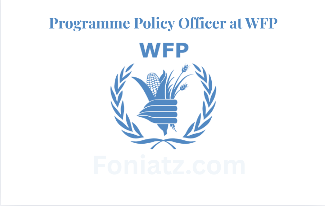 Programme Policy Officer at WFP
