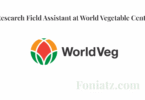 Research Field Assistant at World Vegetable Center