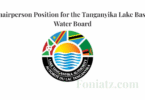 Chairperson Position for the Tanganyika Lake Basin Water Board