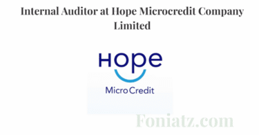 Internal Auditor at Hope Microcredit Company Limited