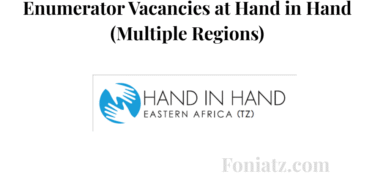 Enumerator Vacancies at Hand in Hand (Multiple Regions)