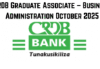 CRDB Graduate Associate – Business Administration October 2025