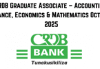 CRDB Graduate Associate – Accounting, Finance, Economics & Mathematics October 2025