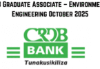 CRDB Graduate Associate – Environmental Engineering October 2025