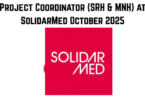 Project Coordinator (SRH & MNH) at SolidarMed October 2025