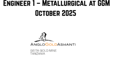 Engineer 1 – Metallurgical at GGM October 2025