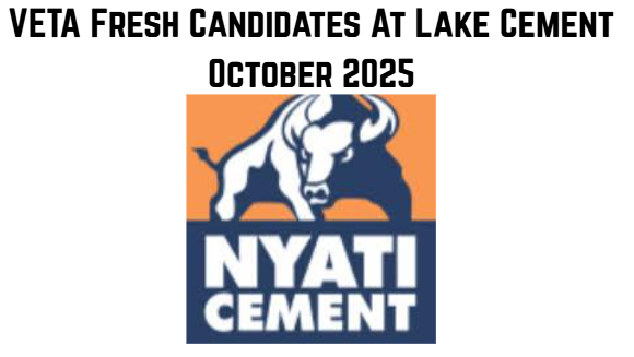 VETA Fresh Candidates At Lake Cement October 2025