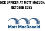Finance Officer at Mott MacDonald October 2025