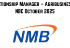 Relationship Manager; Asset Financing at NMB Bank October 2025