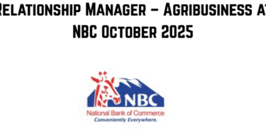 Relationship Manager – Agribusiness at NBC October 2025