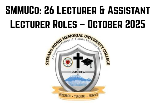 SMMUCo: 26 Lecturer & Assistant Lecturer Roles – October 2025