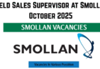 Field Sales Supervisor at Smollan October 2025