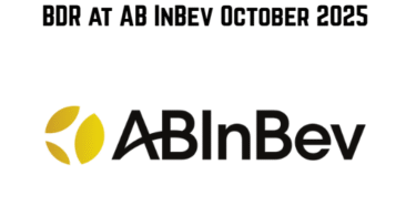 BDR at AB InBev October 2025