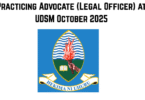 Practicing Advocate (Legal Officer) at UDSM October 2025