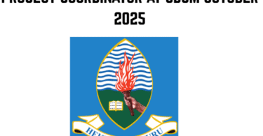 Project Coordinator at UDSM October 2025