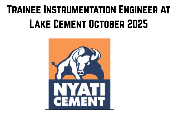 Trainee Instrumentation Engineer at Lake Cement October 2025