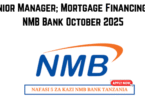 Senior Manager; Mortgage Financing at NMB Bank October 2025
