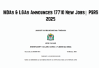 MDAs & LGAs Announces 17710 New Jobs| PSRS 2025