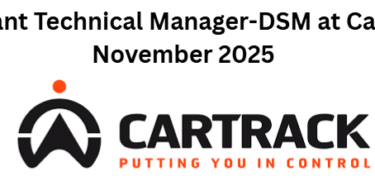 Assistant Technical Manager-DSM at Cartrack November 2025