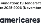 Americares Foundation: 19 Tenders for Services & Supplies 2025-2026 (November 2025)