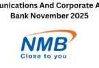  Head; Communications And Corporate Affairs at NMB Bank November 2025