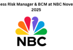 Business Risk Manager & BCM at NBC November 2025