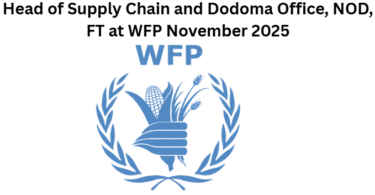 Head of Supply Chain and Dodoma Office, NOD, FT at WFP November 2025