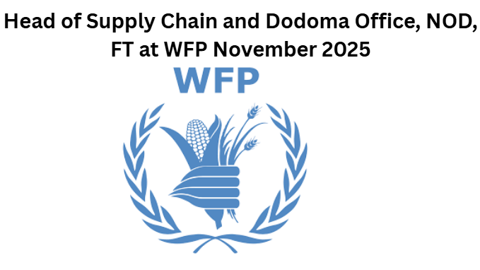 Head of Supply Chain and Dodoma Office, NOD, FT at WFP November 2025