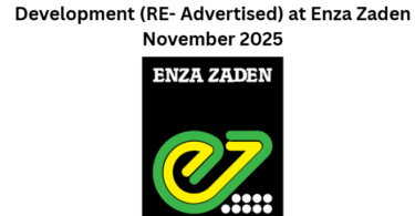 Human Resource Officer – Learning and Development (RE- Advertised) at Enza Zaden November 2025