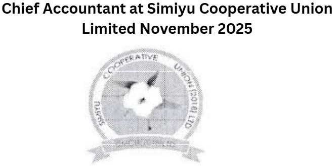 Chief Accountant at Simiyu Cooperative Union Limited November 2025
