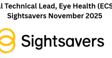 Global Technical Lead, Eye Health (ECSA) at Sightsavers November 2025