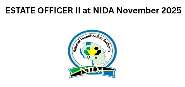 ESTATE OFFICER II at NIDA November 2025