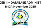 ICT OFFICER II – DATABASE ADMINISTRATOR at NIDA November 2025