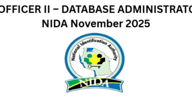 ICT OFFICER II – DATABASE ADMINISTRATOR at NIDA November 2025