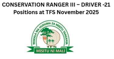 CONSERVATION RANGER III – DRIVER -21 Positions at TFS November 2025