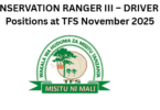 CONSERVATION RANGER III – ECONOMIST at TFS November 2025