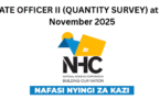 ESTATE OFFICER II (QUANTITY SURVEY) at NHC November 2025