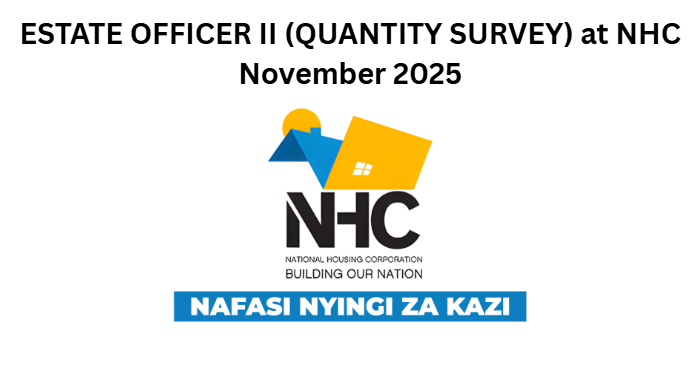 ESTATE OFFICER II (QUANTITY SURVEY) at NHC November 2025