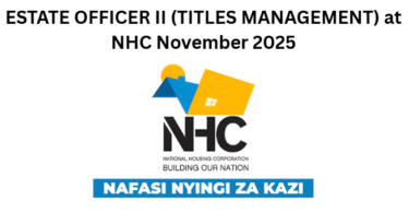 ESTATE OFFICER II (TITLES MANAGEMENT) at NHC November 2025