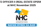 ESTATE OFFICER II (REAL ESTATE OPERATIONS) at NHC November 2025