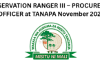 CONSERVATION RANGER III – PROCUREMENT OFFICER at TANAPA November 2025