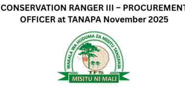 CONSERVATION RANGER III – PROCUREMENT OFFICER at TANAPA November 2025