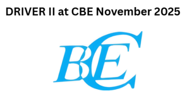 DRIVER II at CBE November 2025