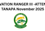 CONSERVATION RANGER III -ATTENDANT at TANAPA November 2025