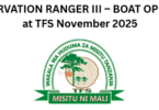 CONSERVATION RANGER III – BOAT OPERATOR at TFS November 2025