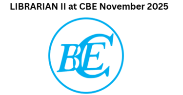 LIBRARIAN II at CBE November 2025