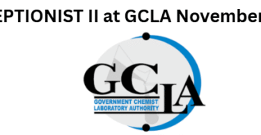 RECEPTIONIST II at GCLA November 2025