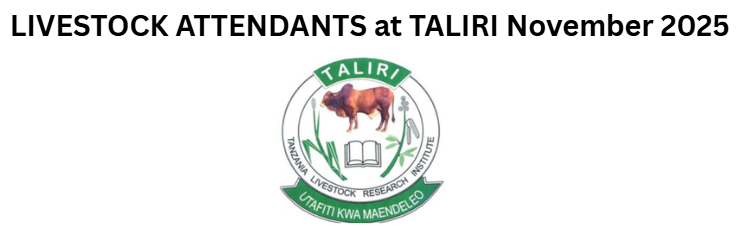 LIVESTOCK ATTENDANTS at TALIRI November 2025
