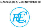 CBE Announces 47 Jobs November 2025